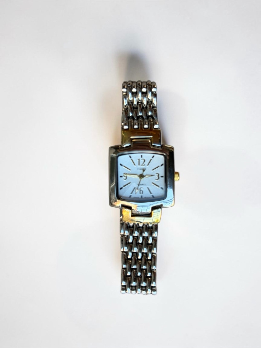 Vintage Bijoux Terner Two-Tone Square Quartz Watch